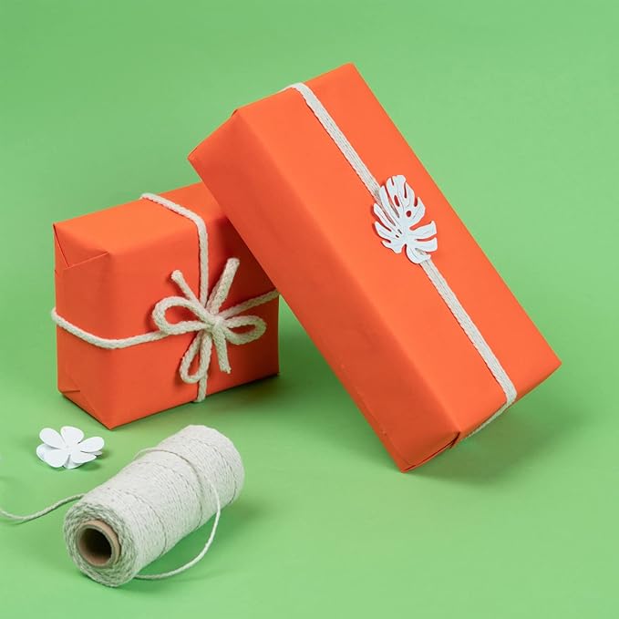 RUSPEPA Orange Kraft Paper Roll - 36 inches x 100 feet - Recyclable Paper Perfect for Wrapping, Craft, Packing, Floor Covering, Dunnage, Parcel, Table Runner