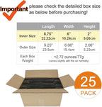 9x6x2'' Small Shipping Boxes 25 Pack, Corrugated Cardboard Mailers for Small Business (CM962B25)
