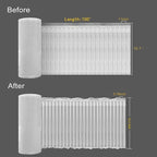 Large Bubble Cushioning Wrap for Packing 13.7inch*100feet, Inflatable Big Air Pillows for Shipping & Heavy Duty Moving Supplies Recyclable Packing Material for Fragile Items Shipping Supplies