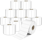 L LIKED 2.25" x 0.75" Direct Thermal Labels, Permanent Adhesive Address Barcode Label & Compatible with Rollo, Zebra and Other Desktop Printers (12 Roll, 20400 Labels)