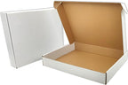 White Shipping Boxes for Small Business Pack of 25-13x10x2 inches Cardboard Corrugated Mailer Boxes for Shipping Packaging Craft Gifts Giving Products