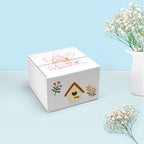 25 Packs Small Shipping Boxes 8x8x6 Inches, White Corrugated Cardboard Box for Shipping, Packing, Business, DIY