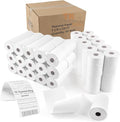 (50 Rolls) 3 1/8" x 119' Thermal Paper, POS Receipt Paper for Retail Business Cash Register, Fits Most Credit Card Terminal