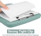 SFLHHDM Storage Clipboard with Pen Holder, High Capacity Clipboards for Classroom, Clip Boards 8.5x11 with Storage, Low-Profile Clip, Lightweight Plastic Clipboard for Kids, Lawers, Office Workers
