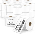 Compatible DYMO 30256 (2-5/16" x 4") Direct Thermal Shipping Labels, Large Barcode & Address Labels Replacement for DYMO LabelWriter 450, 4XL, Rollo, Zebra (24 Rolls / 7200 Labels), TRSTGIX