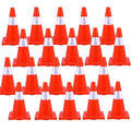 20 Pack Traffic Safety Cones 18 Inch, PVC Orange Safety Cones with Reflective Collars and Weighted Base for Traffic Control, Construction Events, Driveways, and Parking Lots