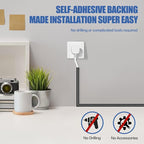 Floor Cable Cover, Low Profile Cable Hider for Wires, Self Adhesive Cord Hider for Wall, Cord Covers Wall Mounted Tv, for Offices, Gym, Exhibitions(Black, 20 Feet)