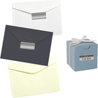 Royal Green Rectangle Black Sticker Labels 1.57 inch x 0.75 inch (40mm x 19mm) - 2000 Pack