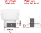 Small Pink Shipping Boxes for Small Business Pack of 25-7x5x2 inches Cardboard Corrugated Mailer Boxes for Shipping Packaging Craft Gifts Giving Products