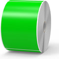 500 Pcs Large Moving Labels for Boxes 3 ×5 Inch Vinyl Self Adhesive Rectangle Stickers Color Coding Labels Waterproof Removable for Storage Bins Classroom Office Warehouse, Fluorescent Green