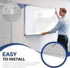 MaxGear Dry Erase Board for Wall, 36" x 24" Magnetic White Board, Double-Sided Large Whiteboard, Hanging for Planning Drawing Memo Teaching, School Home Office, Silver Aluminum Frame