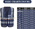 safety vest for women navy blue
