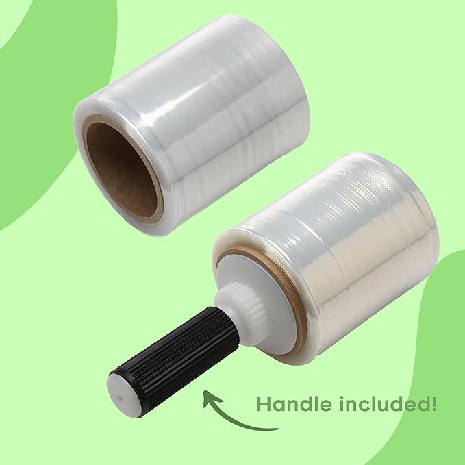5" x 1000' (12) ROLLS HAND STRETCH SHRINK WRAP 12 Rolls/cs by The Boxery