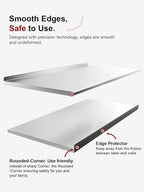 Stainless Steel Prep Table for Work, 24 * 36 Inch, High Load Bearing with Undershelf for Outdoor, Restaurants, Workshops, Kitchens, Garages and Gardens