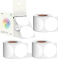 2 Inch White Circle Sticker Labels,2000Pcs 4 Rolls,Multi-Purpose Round Coding Labels for Office,Inventory, Organizing