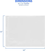 100 Count 10" x 12" Shipping Label Envelopes, Clear Packing List Pouches with Self-Adhesive Back, Top Loading for Shipping Labels Sleeves, for Packing Slips, Labels Invoices & Paperwork. GPI