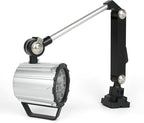 Articulating Led Work Light, 18W Machine Lights, 1800 Lumens Flexible Wood Lathe Light Drill Press Lighting 110-220v