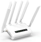 GL.iNet GL-X3000 (Spitz AX) Cellular Gateway 5G Router for House & RV, Wi-Fi 6, Detachable Antennas, Dual-SIM, T-Mobile & AT&T IoT Device Certified, Family/Rural Area/Road Trips