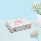 25 Packs Small Shipping Boxes 8x6x2 Inches, White Corrugated Cardboard Box for Shipping, Packing, Business, DIY