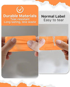 iEager 2x1 Inch Thermal Labels, Orange Rectangle Thermal Printer Stickers, Durable Shipping Label Printer Sticker for Barcode, Name, Address, 1000 Labels/Roll