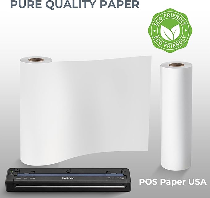 8 1/2" x 98' Thermal Fax Paper (6 Rolls/Case) - BPA Free