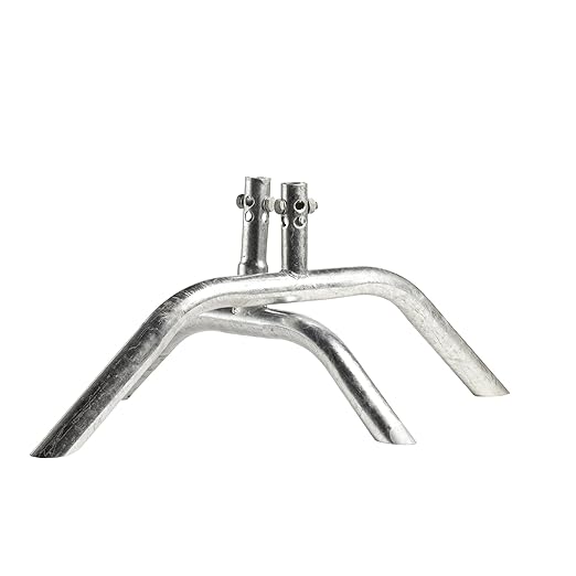 Angry Bull Barricades Metal Interlocking Steel Barricade (6.5 Ft. Heavy Duty, Fixed Foot, Galvanized Steel, Set of 10)