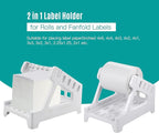 Eujgoov Universal Compatibility Label Holder,Easy to Use,Premium Material Organizer for Thermal Label Rolls