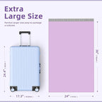 Fuxury Extra Large Poly Mailers 24x36" 25 Pcs, 2.5mil Bulk Shipping Bags for Clothing,Strong Adhesive Shipping Envelopes,XL Heavy Duty Poly Mailing Bag for Business,Light Purple