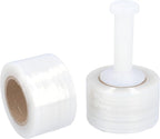 Mini Stretch Wrap for Packing with Handles, 36 Pack, 3 Inch x 1000 Feet, Durable Clear Plastic wrap for Moving, Packing wrap Plastic roll Also a Furniture Wrap