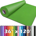 PerkHomy 36" x 1,440" (120') Medium Green Kraft Paper Roll for Craft Bulletin Board Paper Art Table Covering Crafting Gift Wrapping Bouquet Packing Parcel 80GSM 55LB (Medium Green, 36" x 120')