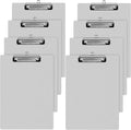 Epakh 8 Pieces Clipboard Bulks Metal Clipboard Aluminum Office Low Profile Clip Standard A4 Letter Size Metal Clip Board, Size 12.5 x 9 Inch