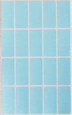 Small Rectangular Label Stickers 1.57 inch x 0.75 inch - 2160 Pack, Light Blue Color-Coding Labels (40mm x 19mm)