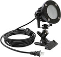 Clip Floodlight 15W LED Work Light IP65 Waterproof 150W Equivalent 11.5ft 3.5m Cord with Plug Lights for Workshop Garage, Construction Site Applicable to Various environments (15W Warm White)