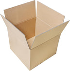 Double Wall Large Packing Boxes for Moving,12 Pack Heavy Duty 20" x 20" x 15" Cardboard Moving/Shipping Boxes for Home,Office,Warehouse (20" x 20" x 15")