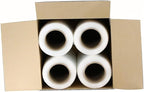 24 Rolls 18" x 1500 FT Pre-Stretched Stretch Wrap 33 Gauge (80G Equivalent) Clear Hand Shrink Pallet Wrap Film for Moving and Warehouse - Shipping Depot