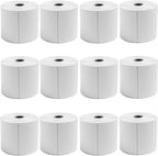 9527 Product 4x6 Direct Thermal Shipping Labels for Zebra 2844 ZP-450 ZP-500 ZP-505,Blank,450 Labels/Roll, 1" Core (12 Rolls)