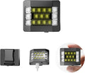 Running Lights for Runners, Clip on Flashlight, Rechargeable LED Safety Light for Walking at Night, Portable EDC Flashlight, Small Work Light Warning Flashing Camping Hiking Gear (Black)