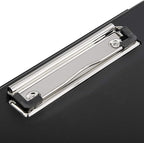 ZCZN Plastic A4 Form Storage Box Case, Clipboard Case, Suitable for School,Utility,Industrial Office, Medical Personnel,Black
