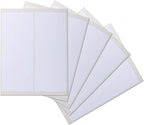 Waterproof Shipping Labels, 50 Rectangles, 4x2 Inches, Oil Proof, Highly Durable Blank Stickers