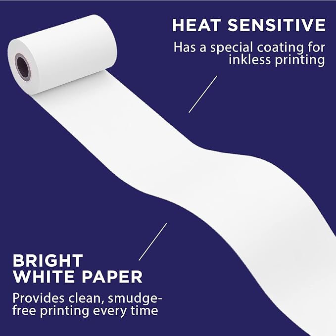 PaperPlanet Thermal Paper for Clover Flex | Credit Card Receipt Paper Rolls Compatible with Clover Flex POS models C400 C401 C403 C405 C406 | 150 Rolls