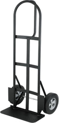 Olympia Tools 800 Lb Steel Hand Truck with D Handle and 10" Pneumatic Wheels for Home and Office Use