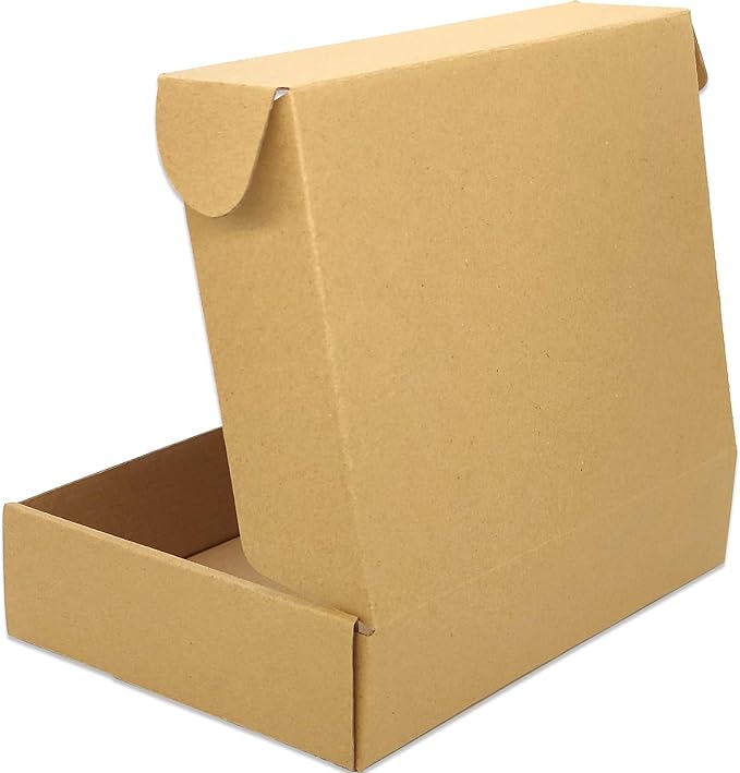 Small Brown Shipping Boxes for Small Business Pack of 25-9x6x2 inches Cardboard Corrugated Mailer Boxes for Shipping Packaging Craft Gifts Giving Products