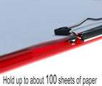 Acocony 11x17 Clipboard Landscape Extra Large Clipboard Low Profile Clip 11 x 17 Clipping Board Plastic Red Pack of 1