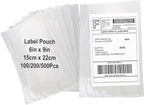6x9 Packing List Mailing Envelopes Shipping Envelopes Packing List Clear Adhesive Shipping Label Sleeves Shipping Supplies for Small Businesses(1000 Pcs)