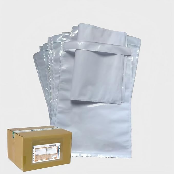 500Pcs 9.5" x 12"Packing List Envelopes Fit for 8.5x11 inch Packing Slip Invoice Sleeves Clear Self-Adhesive Mailing Labels for Envelope, Waterproof Shipping Pouch Enclosed Bags