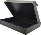 Black Shipping Boxes for Small Business Pack of 25-13x10x2 inches Cardboard Corrugated Mailer Boxes for Shipping Packaging Craft Gifts Giving Products