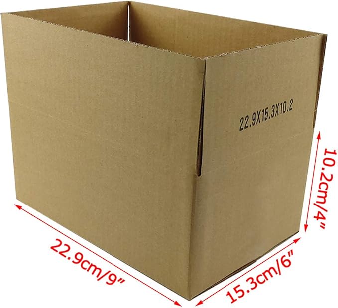 Edenseelake Shipping Boxes 9 x 6 x 4 inches Corrugated Cardboard Boxes for shipping Package, 25 Pack