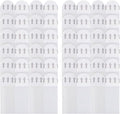 24 Pairs Picture Hanging Strips Heavy Duty, Hanging Pictures Without Nails, Picture Hanger Damage Free, Sticky Picture Hangers for Walls Hanging Strips
