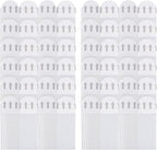 24 Pairs Picture Hanging Strips Heavy Duty, Hanging Pictures Without Nails, Picture Hanger Damage Free, Sticky Picture Hangers for Walls Hanging Strips