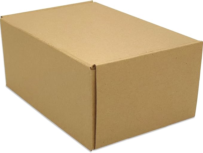 Small Brown Shipping Boxes for Small Business Pack of 25-9x6x3 inches Cardboard Corrugated Mailer Boxes for Shipping Packaging Craft Gifts Giving Products